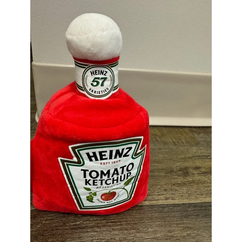 Anirollz Plush Red Heinz Tomato Ketchup Collectible Soft Toy Novelty Cute